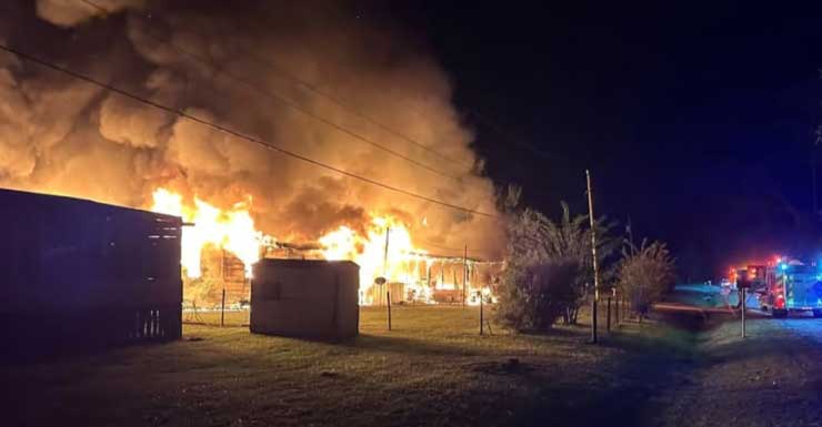 Bradford County Fire Rescue responds to house fire early Saturday