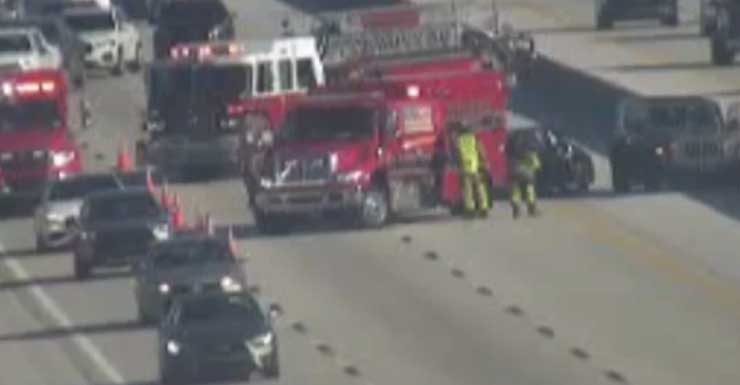Crash on southbound Turnpike in Boynton Beach delays traffic