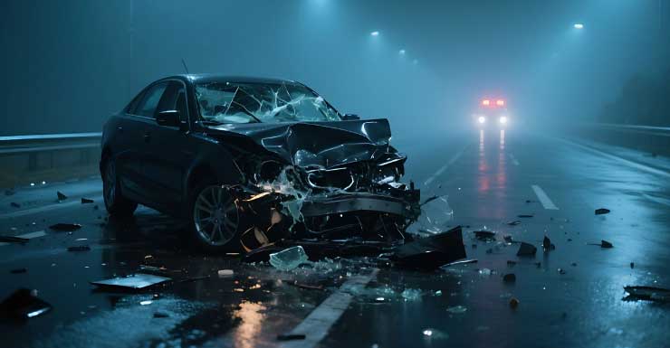 DeLand man killed in crash with fence, trees after running off I-4