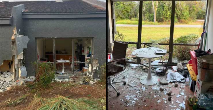Drunk driver arrested for crashing into real estate agency in Gainesville, officers say
