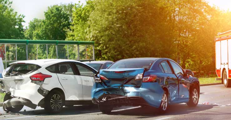 Multi-vehicle crash on Treeline Avenue and Jetport Loop