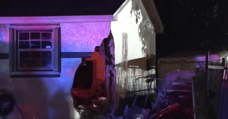 No injuries after van slams into Miami Gardens Home