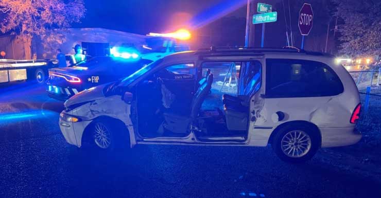 One extricated after two-vehicle crash on East Olive Road in Escambia County