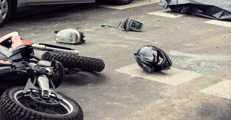 One man hospitalized after motorcycle crash on State Road 64
