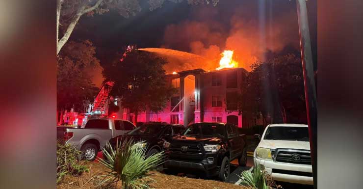Red Cross assisting victims of fires in Destin apartment complex