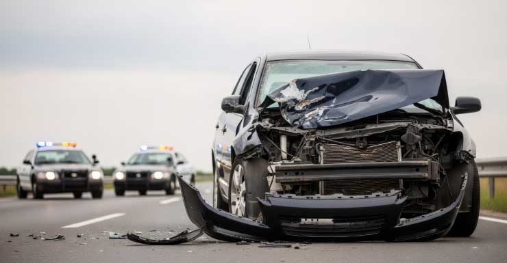 Road closure due to crash on Airport Road and Highway 390