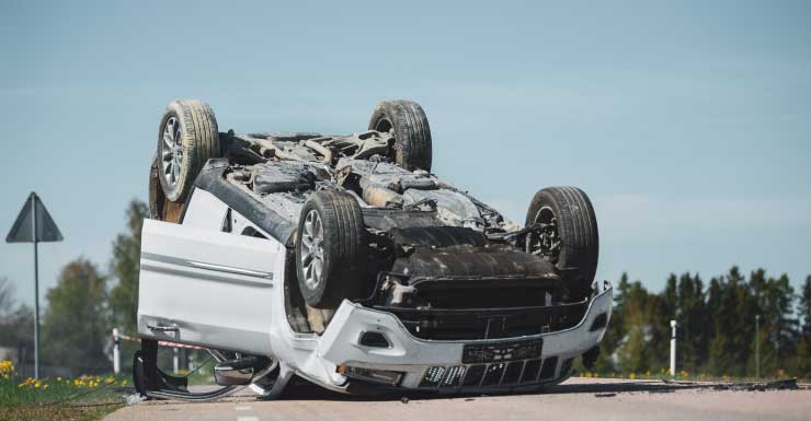 Rollover car crash causes major I-75 delays