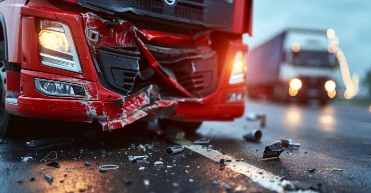 Semi-truck crash wrecks Lakeland neighborhood, knocks out power