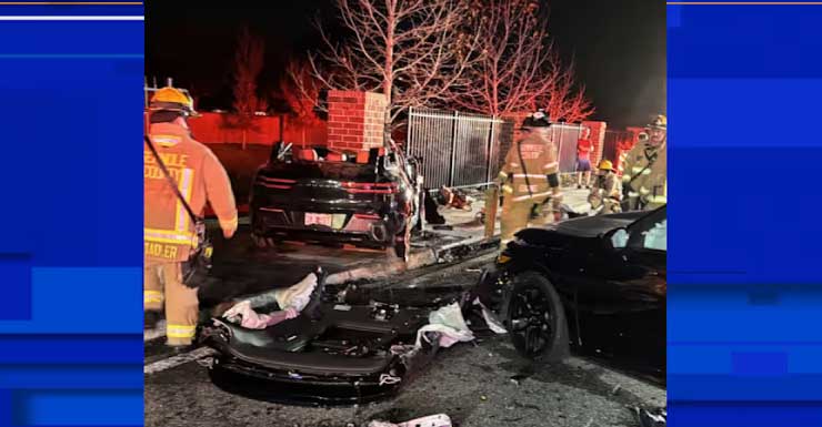 4 injured in 6-vehicle crash in Seminole County, officials say