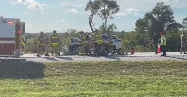 5 transported to hospitals following crash on I-95 in Martin County