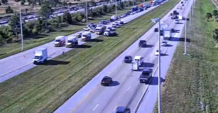 All lanes reopen after major crash shuts down I-95 southbound in Martin County