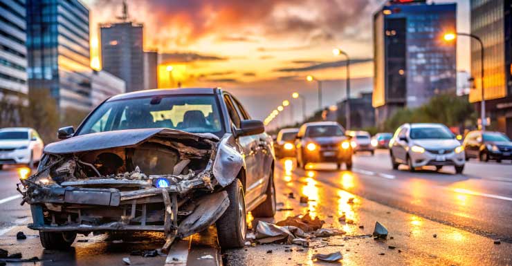 Big rig jackknives on I-4 in Osceola, causing wall to collide with Mercedes-Benz
