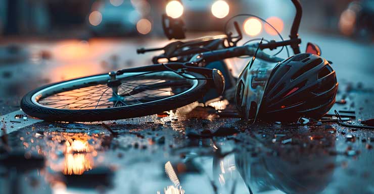 Bradford County road shut down after vehicle-bicycle collision