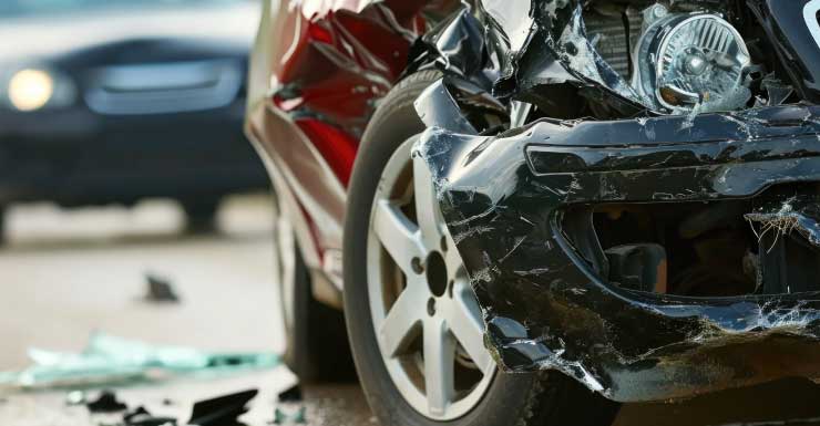 Crash temporarily blocks all northbound lanes on I-295 at Merrill Road in Arlington