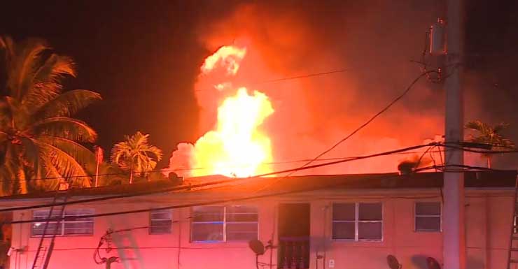 Fire crews put out 1-alarm apartment fire in North Miami; no injuries reported