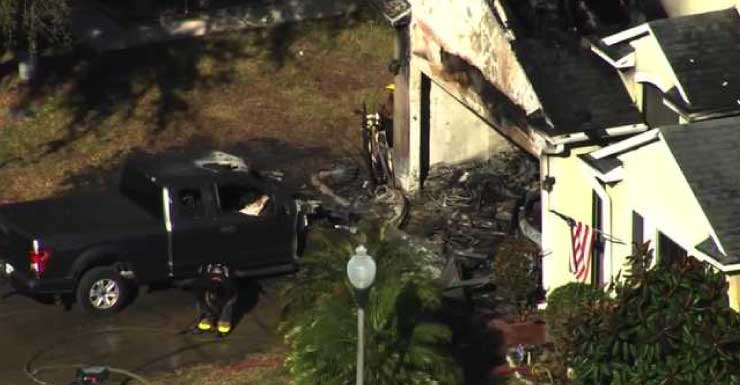 Fire damages home in Davenport