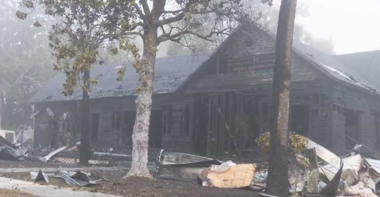 House fire happens on Christmas in Chipley