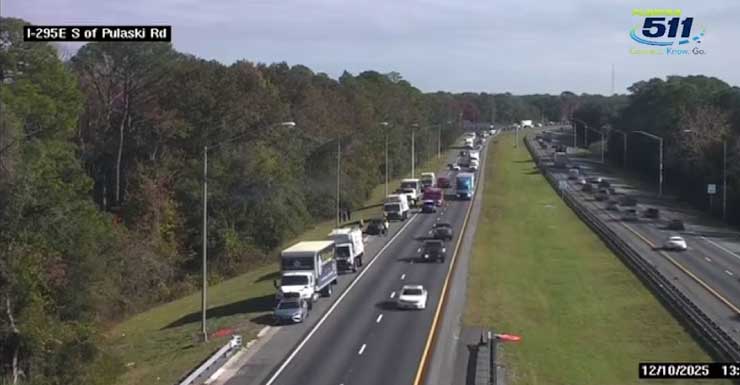 Man stopped on side of I-295 near Pulaski Road dies after SUV collision
