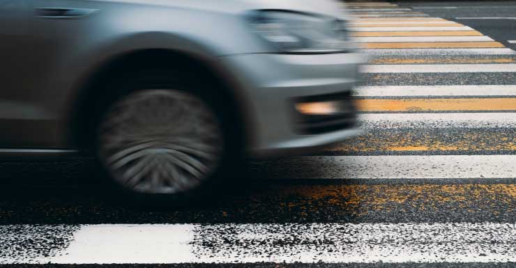 One person hospitalized after being hit by car in Largo while crossing the street