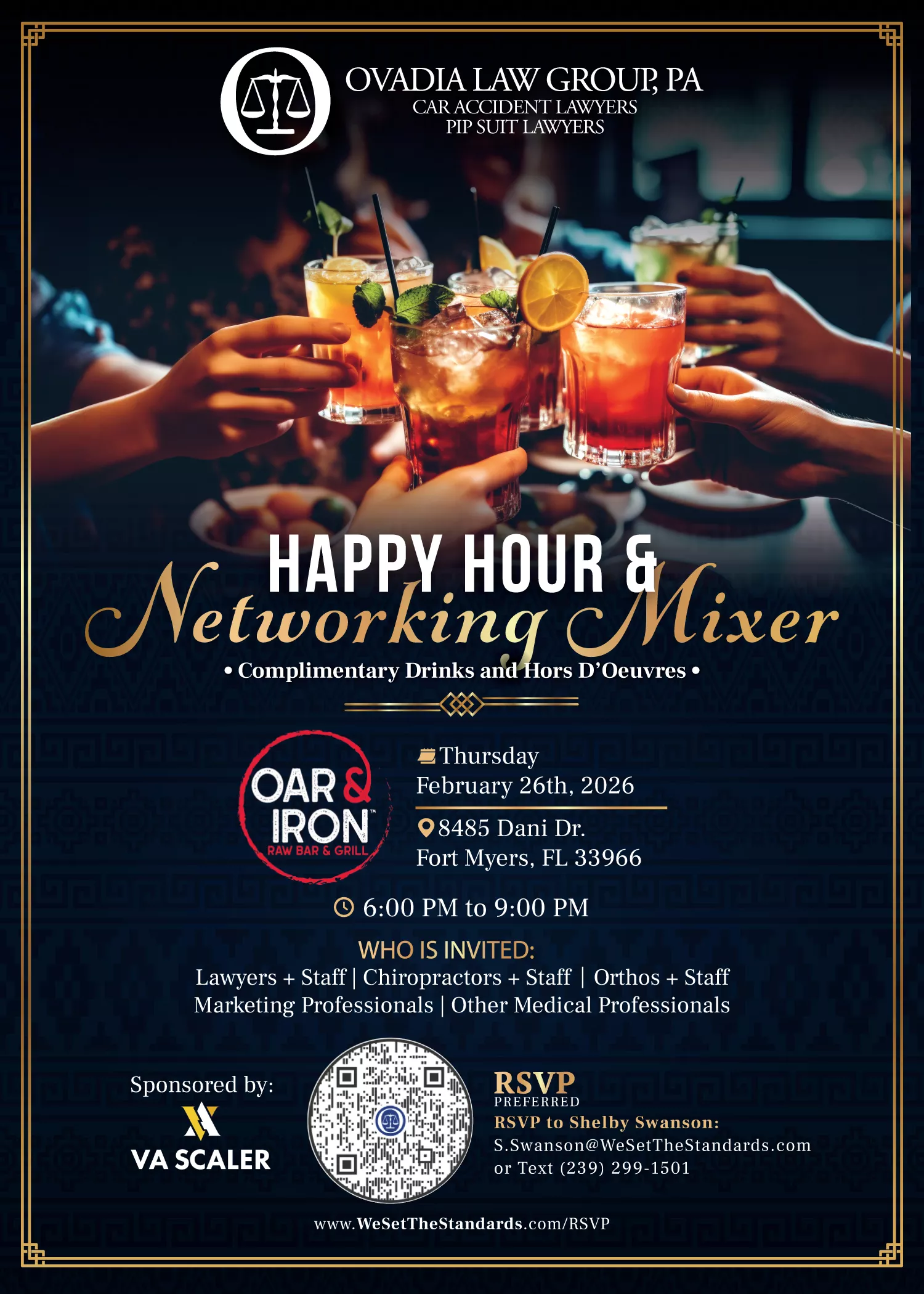 Happy Hour & Networking Mixer at Oar & Iron 02-26-26