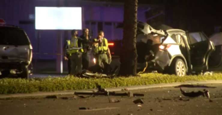 3-car crash in Largo sends multiple people to hospital, prompts large police presence