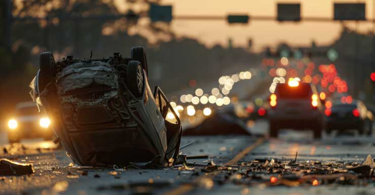 5 people hospitalized after rollover crash in North Miami Beach: