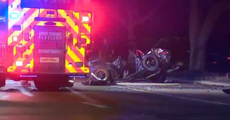 At least 1 injured in rollover crash in Coral Springs