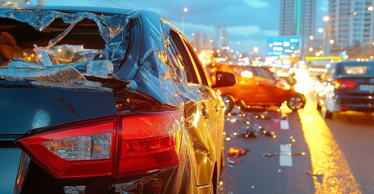 Crash blocks left lane on I-95 South near Donald Ross Road in Palm Beach County