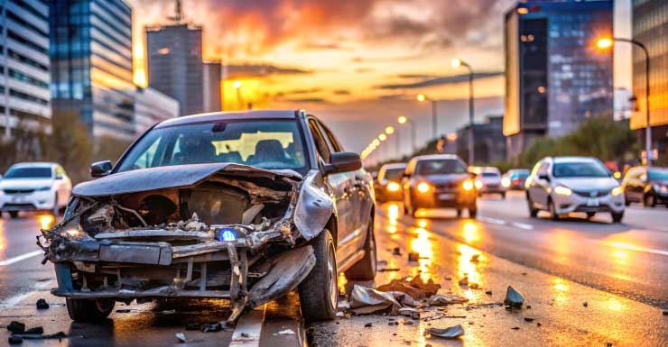 Crash on Buckman Bridge causes rush hour backups