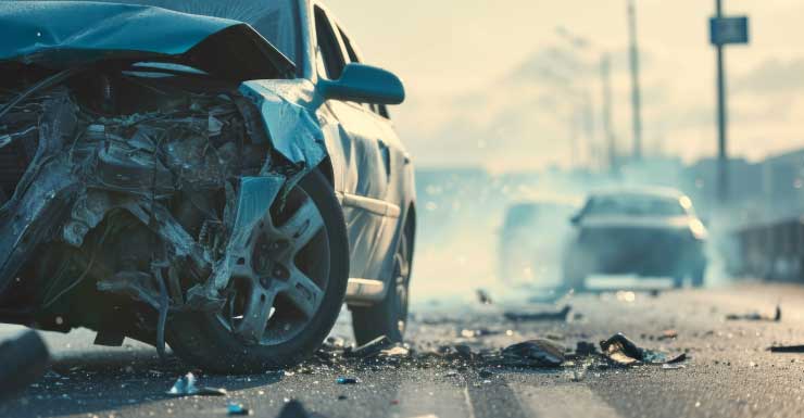 Crash on Courtney Campbell Causeway sends 1 to hospital, blocks westbound lanes