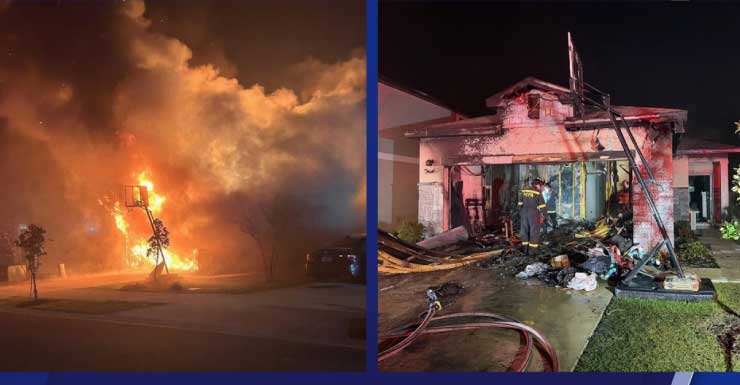 Dade City home fire damage caused by lithium-ion batteries: Pasco County Fire Rescue