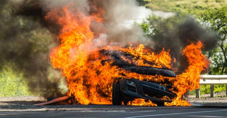 Driver dies after crash, car fire on Don Shula Expressway