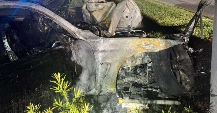 Fiery Stuart crash kills 20-year-old driver, passenger saved by good Samaritan