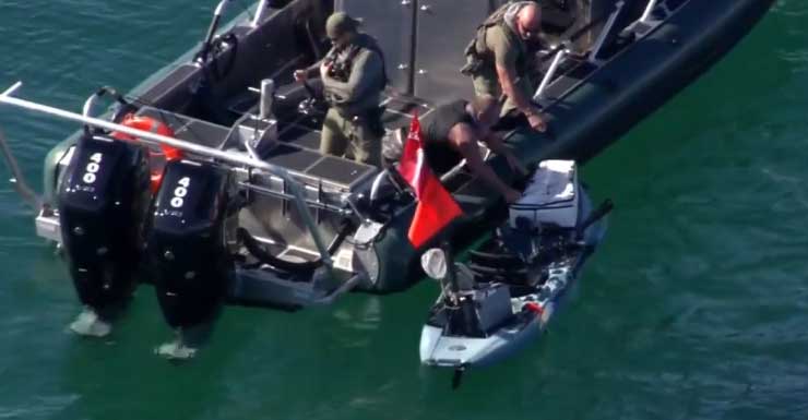 Kayaker rescued by BSO off Lauderdale-By-The-Sea