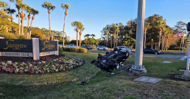 Major accident in Ponte Vedra Beach this afternoon