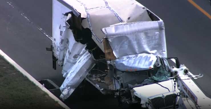 Multi-vehicle crash involving semi-truck in Lake County