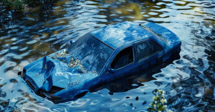 Neighbors question road safety after fatal crash into Yellow River in Milton