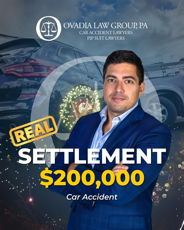 Settlemen Car accident 200,000