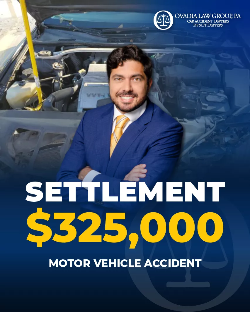 Settlement Car accident 325000-