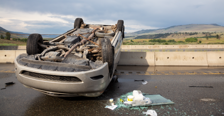 Teen unscathed after flipping car while speeding through heavy fog: FHP