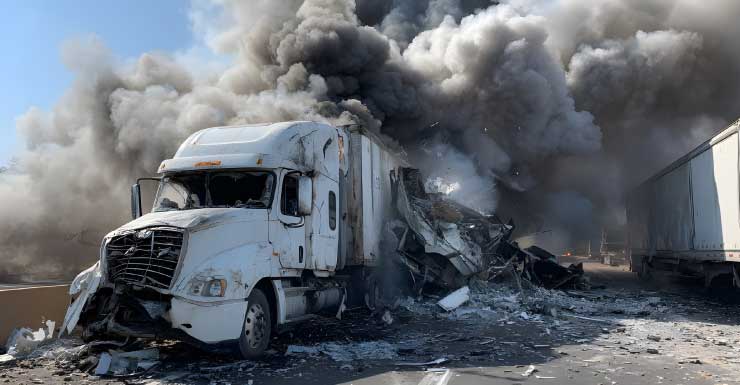 Tractor-trailer fire shuts down Florida's Turnpike in Osceola County
