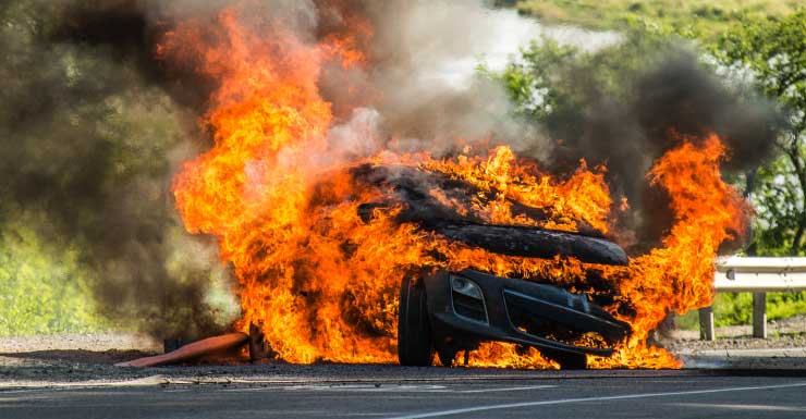 Traffic alert: Part of I-75 in Hillsborough County shut down after vehicle catches fire