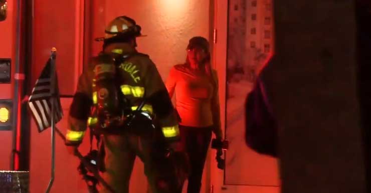Woman hospitalized with burn injury after fire sparks at Fort Lauderdale high-rise