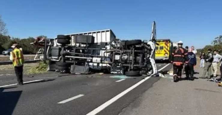 7 injured in 6-vehicle crash on I-75 in Hillsborough County