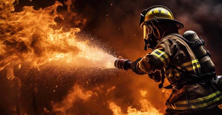 Alachua County firefighters put out house fire in Hawthorne