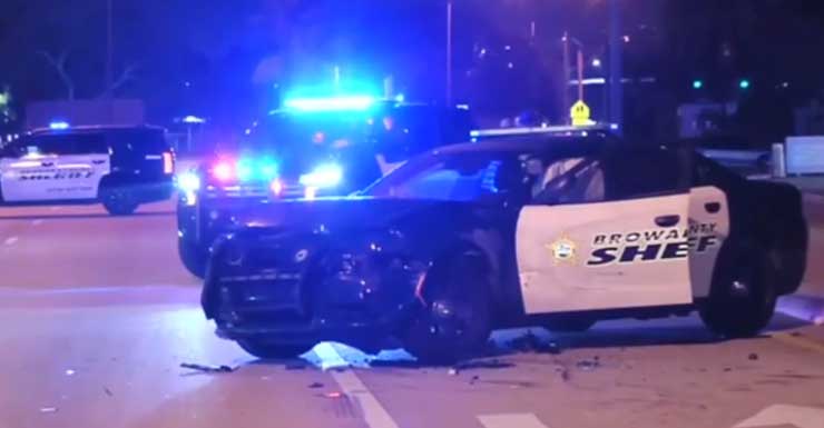 BSO: Hit-and-run driver struck deputy’s cruiser — twice — after pulling out of West Park adult club