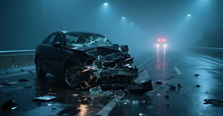 Crash on Florida's Turnpike South causes rainy day delays near Okeechobee Boulevard