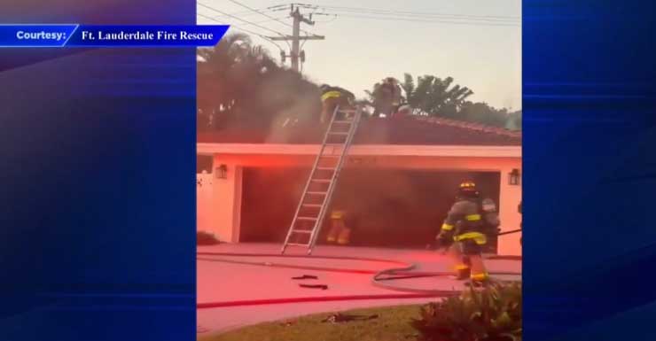 Crews extinguish house fire in Fort Lauderdale; no injuries reported