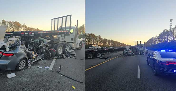 Driver arrested after trying to make illegal U-turn that caused serious I-75 crash in Hillsborough County