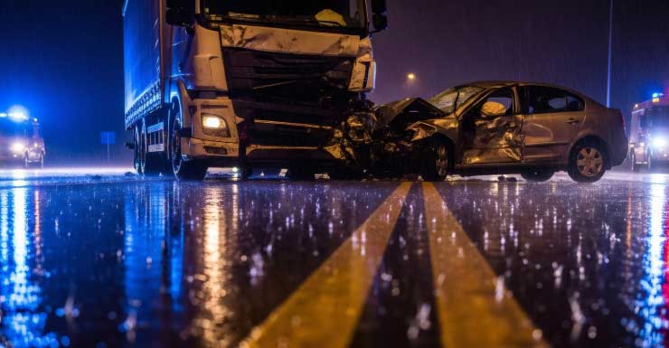 Driver dies after head-on collision with semi on Eastport Road in Jacksonville